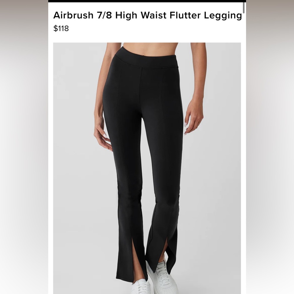 Alo airbrush 7/8 high waist flutter legging XXS